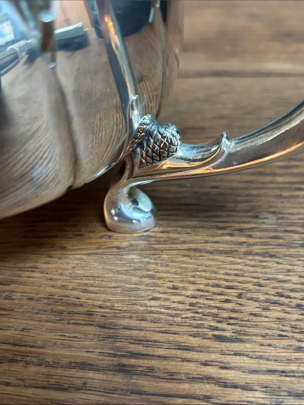 VTG Reed & Barton Silver Plated Lotus 3-Arm Candle & Flower Frog Centerpiece